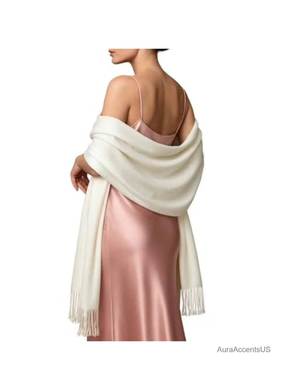 Women's Pashmina Shawl Wrap for Evening Dress Bridesmaid Wedding Winter Warm